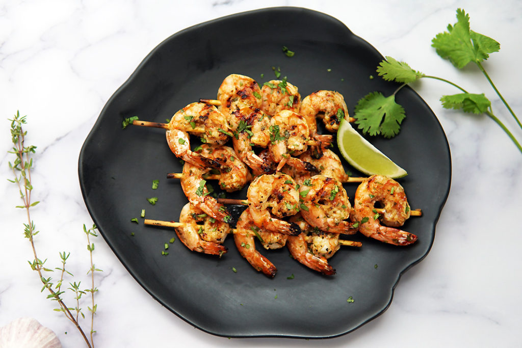 spicy cilantro lime grilled shrimp – inconsistent kitchen